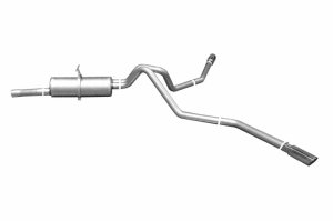 Ford F-250 Super Duty Performance Exhaust - Rear - Gibson - Cat Back, Dual Extreme - Stainless - `99-`04