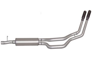 Ford F-250 Super Duty Performance Exhaust - Rear - Gibson - Dual Sport Cat-Back - Polished Stainless - `11-`16