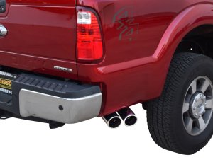 Ford F-250 Super Duty Performance Exhaust - Dual Sport - Gibson - Cat-Back - Stainless - `11-`16
