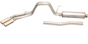 Ford F-250 SuperDuty Performance Exhaust - Gibson - Cat Back, Dual Sport, Stainless - 2020