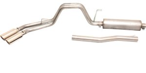 Ford F350 Super Duty Performance Exhaust - Dual Sport - Gibson - Cat Back - `20-`24