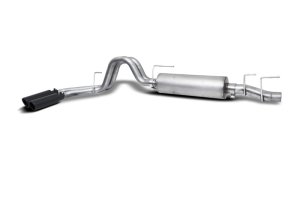 Ford F150 Performance Exhaust - Gibson - Cat Back Dual Sport - Black - `21-`24