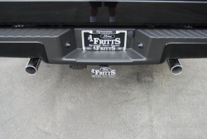 Ford F-150 Performance Exhaust - Rear - Gibson - Cat Back, Dual Split - Stainless - `09-`10