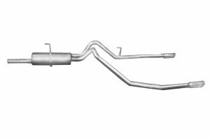 Toyota Tundra Performance Exhaust - Gibson - Cat-Back Dual Split - `03-`06