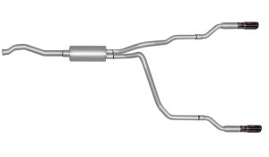 Ford Ranger Performance Exhaust - Gibson - Cat Back Dual Split - Aluminized - `01-`05