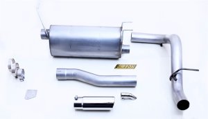 Ford Class A Motorhome/F53 Chassis Performance Exhaust - Gibson - Cat Back, Single - Stainless - `16-`25