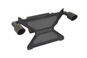 Can-Am Maverick X3 Performance Exhaust - Rear - Gibson - Dual with Intercooled Tips - Black Ceramic - `17-`20