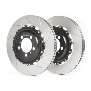 Kia Stinger Brake Rotor (2) - Rear - GiroDisc - Slotted - `18-`27
