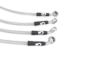 Cadillac CTS-V Brake Line Kit - Front + Rear - Goodridge - G-Stop Stainless Steel Braided - Stainless Steel - `09-`12 Cadillac CTS-V Brake Line Kit - Front + Rear - Goodridge - G-Stop Stainless Steel Braided - Stainless Steel - `09-`12