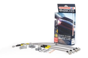 Honda Fit Brake Line Kit - Front + Rear - Goodridge - Stainless Steel - `09-`14