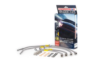 Toyota Celica GT-S Brake Line Kit - Front + Rear - Goodridge - G-STOP SS Braided - `00-`03 Toyota Celica GT-S Brake Line Kit - Front + Rear - Goodridge - G-STOP SS Braided - `00-`03