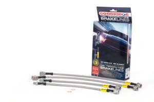 Nissan Skyline Brake Line Kit - Front + Rear - Goodridge - G-Stop Stainless Steel - `89-`02