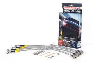 Subaru Impreza Brake Line Kit - Front + Rear - Goodridge - G-Stop Stainless Steel - `92-`01