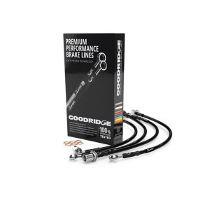 Subaru BRZ Brake Line Kit - Goodridge - Stainless Steel - Black - `17-`18