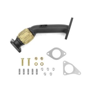 Subaru STI Performance Exhaust - GrimmSpeed - 2 Bolt Up-Pipe - Black Ceramic Coated - `04-`21