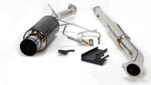Mitsubishi Lancer Evolution Performance Exhaust - HKS - Carbon-Ti Cat-back - `03-`06