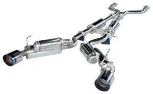 Infiniti G37 Performance Exhaust - HKS - Dual Hi-Power Ti Tip Catback - `08-`13 Infiniti G37 Performance Exhaust - HKS - Dual Hi-Power Ti Tip Catback - `08-`13