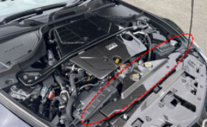 Nissan Z Carbon Radiator Cover - HKS - Dry Carbon - 2023+