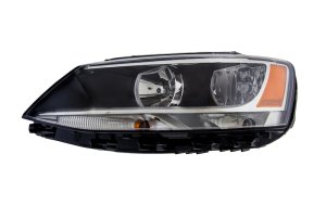 Volkswagen Jetta Headlight Assembly - Hella - Halogen - `11-`16 Volkswagen Jetta Headlight Assembly - Hella - Halogen - `11-`16