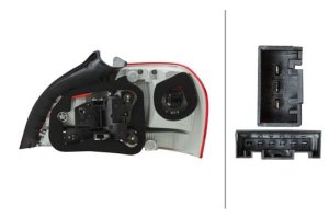 BMW 1 Series M Tail Light - Left - Hella - Premium - `11-`13