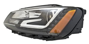 Volkswagen Jetta Headlight Assembly - Right - Hella - RH SAE BIXEN - `13-`14 Volkswagen Jetta Headlight Assembly - Right - Hella - RH SAE BIXEN - `13-`14