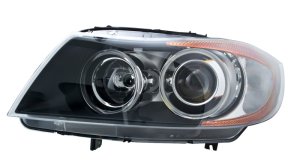 BMW 335i Headlight Assembly - Front - Hella - Bi-Xenon - `07-`08