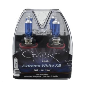 Audi A5 Headlight Bulb - Hella - Optilux H8 12V/55W XB - Xenon White - `08-`09