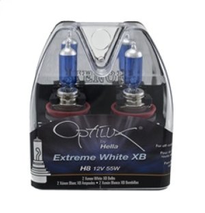 BMW 335i Headlight Bulb - Hella - Optilux H8 12V/55W XB - Xenon White - `09-`12