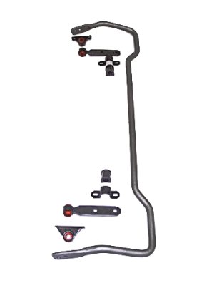 Ford Mustang Rear Sway Bar - Hellwig - Tubular 1in, Adjustable Rate - `05-`14