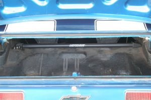 Chevrolet Camaro Strut Tower Brace - Front - Hotchkis - 2006R - Red - `93-`02