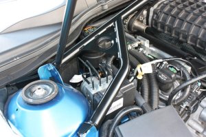 Chevrolet Camaro Strut Tower Brace - Front - Hotchkis - Chassis Max - Semi-gloss Black - `10-`12