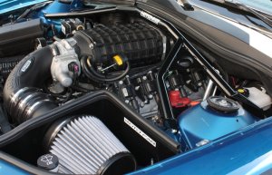 Chevrolet Camaro Strut Tower Brace - Front - Hotchkis - Chassis Max - Semi-gloss Black - `10-`12