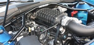 Chevrolet Camaro Strut Tower Brace - Front - Hotchkis - Chassis Max - Semi-gloss Black - `10-`12