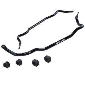 Chevrolet Corvette Sway Bar Kit - Front + Rear - Hotchkis - 3 Position Adjustable Rear + Hollow Tube, 1.25 inches Front/1 inch Rear - Gloss Black - `97-`04