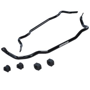Chevrolet Corvette Sway Bar Kit - Front + Rear - Hotchkis - 3 Position Adjustable Rear + Hollow Tube, 1.25 inches Front/1 inch Rear - Gloss Black - `97-`04