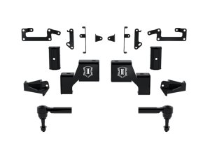 Toyota Tundra Suspension Lift Kit - Front - ICON - Box Kit 2 - Semi-gloss black - `22-`24
