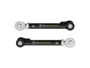 Toyota Land Cruiser Coilover Suspension Kit - Rear Upper - ICON - Tubular Rear Upper Link Kit - Black - 2024+