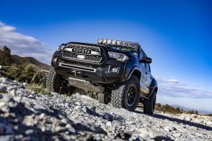 Toyota Tacoma Lower Control Arm Kit - Front - ICON - Stock Width Replacement - Semi-gloss black - `05-`15