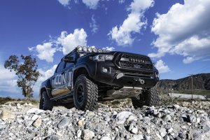 Toyota Tacoma Lower Control Arm Kit - Front - ICON - Stock Width Replacement - Semi-gloss black - `05-`15