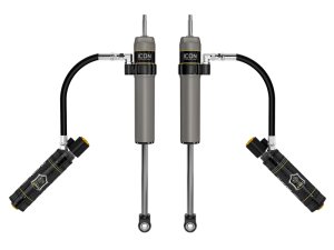 Toyota Tundra Suspension Shock Absorber Set - Rear - ICON - 2.5 Series Shocks, Compression Damping Electronic Valve (CDEV) - `22-`23