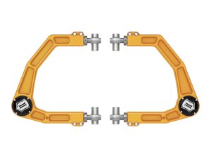 Toyota Tacoma Upper Control Arms - Front - ICON - Billet w/ Delta Joint Pro - Gold Anodized - `24-`25