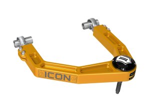 Toyota Tacoma Upper Control Arms - Front - ICON - Billet w/ Delta Joint Pro - Gold Anodized - `24-`25