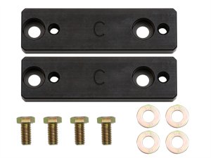 GMC Canyon Sway Bar Relocation Kit - Front - ICON - CNC Machined 6061 Aluminum - Black - `15-`22