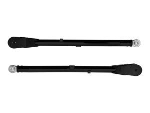 Ford F-350 Super Duty Suspension Upper Links - Front - ICON - 4-Link Conversion System - Semi-Gloss Black Powder Coat - `23-`25