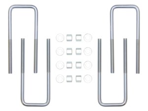 Nissan Titan XD U-Bolt Kit - ICON - 9in Zinc Plated - `16-`23