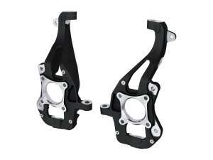 Ford F-150 Steering Knuckles - Front - ICON - High-strength CNC machined ductile iron with black powder coat - Black - `21-`24