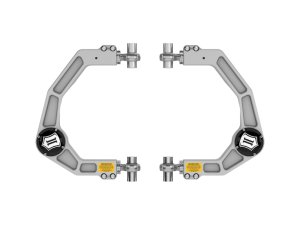 Ford F-150 Suspension Control Arm Kit - Front - ICON - Billet Upper Control Arms DJ Pro Kit - Satin Anodized - `21-`24