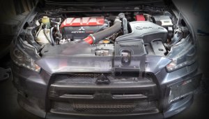 Mitsubishi Lancer Performance Air Intake - Injen - EVO1801 Evolution Cold Air Intake System - `08-`15