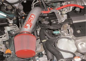 Acura Integra Performance Air Intake - Injen - IS1450P Short Ram - Polished - `94-`01