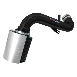 Mitsubishi Raider Performance Air Intake - Injen - Power-Flow + Diamond Plate Heat Shield + MR Technology - Wrinkle Black - `06-`10